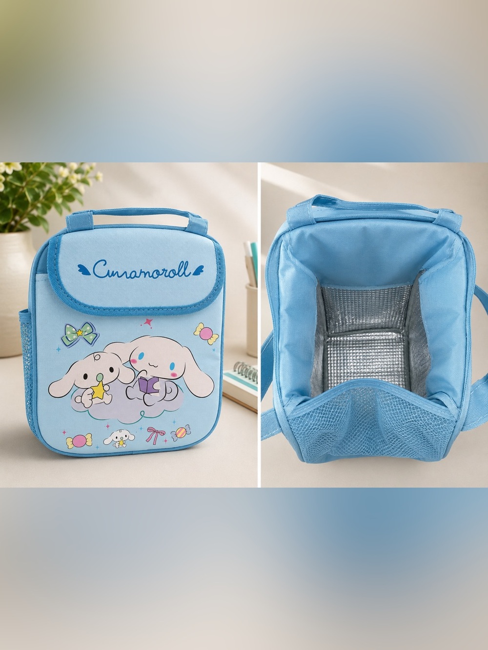 Cinnamoroll Light Blue Insulated Lunch Bag